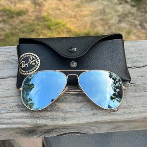 Authentic Polarized Ray-Ban Aviators